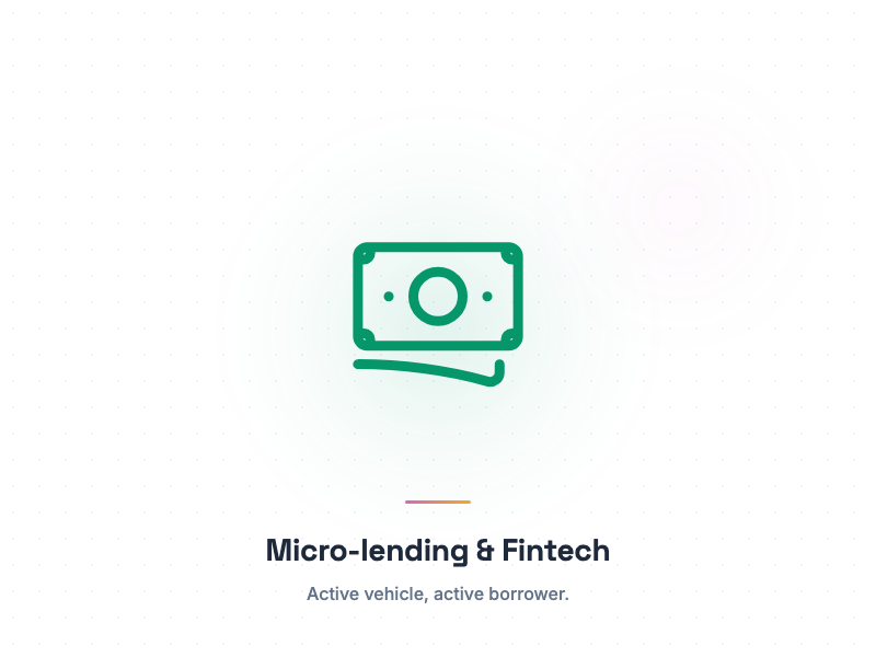 Micro-lending & Fintech