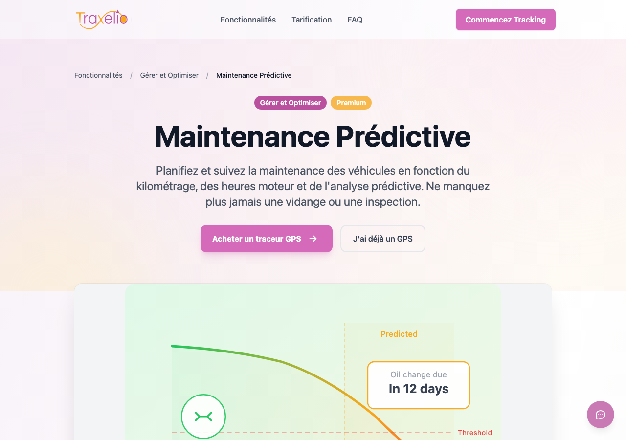 Predictive maintenance